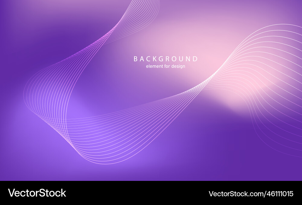 Abstract gradient background wave element Abstract gradient background wave element vector image