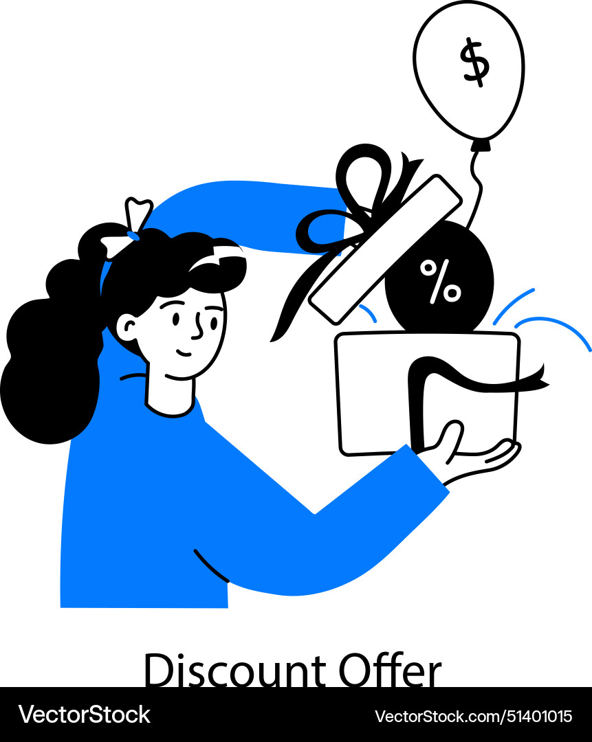 Discount Offer Royalty Free Vector Image Vectorstock Discount Offer Royalty Free Vector Image Vectorstock