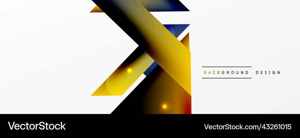 Dynamic 3d geometric abstract background Dynamic 3d geometric abstract background Vector Image