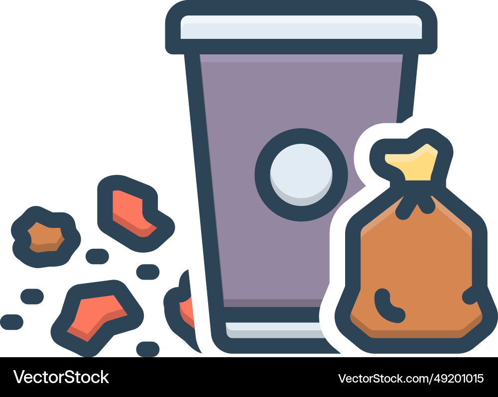Garbage vector image