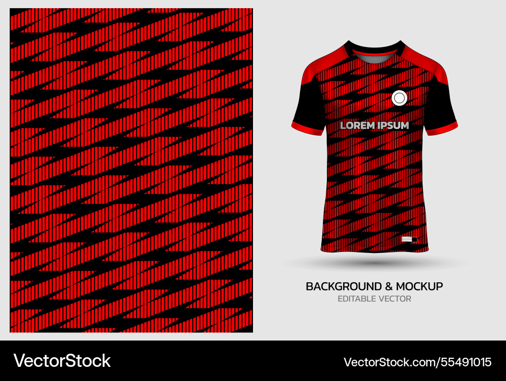Jersey mockup and background pattern design Jersey mockup and background pattern design vector image