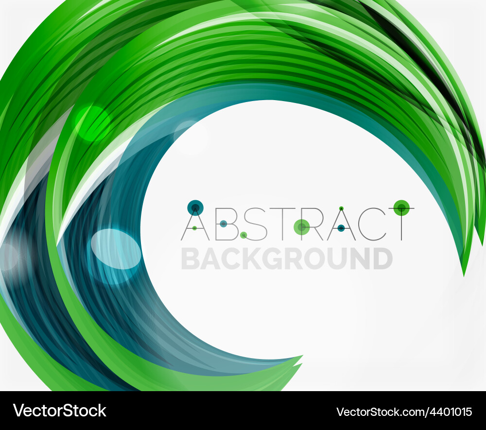 Swirl line abstract background vector image