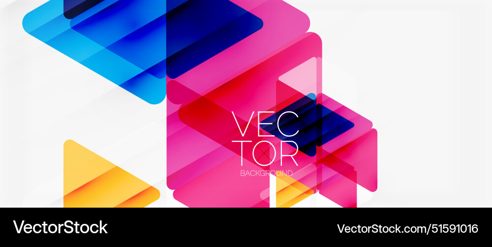 Abstract background color transparent triangles Abstract background color transparent triangles Vector Image