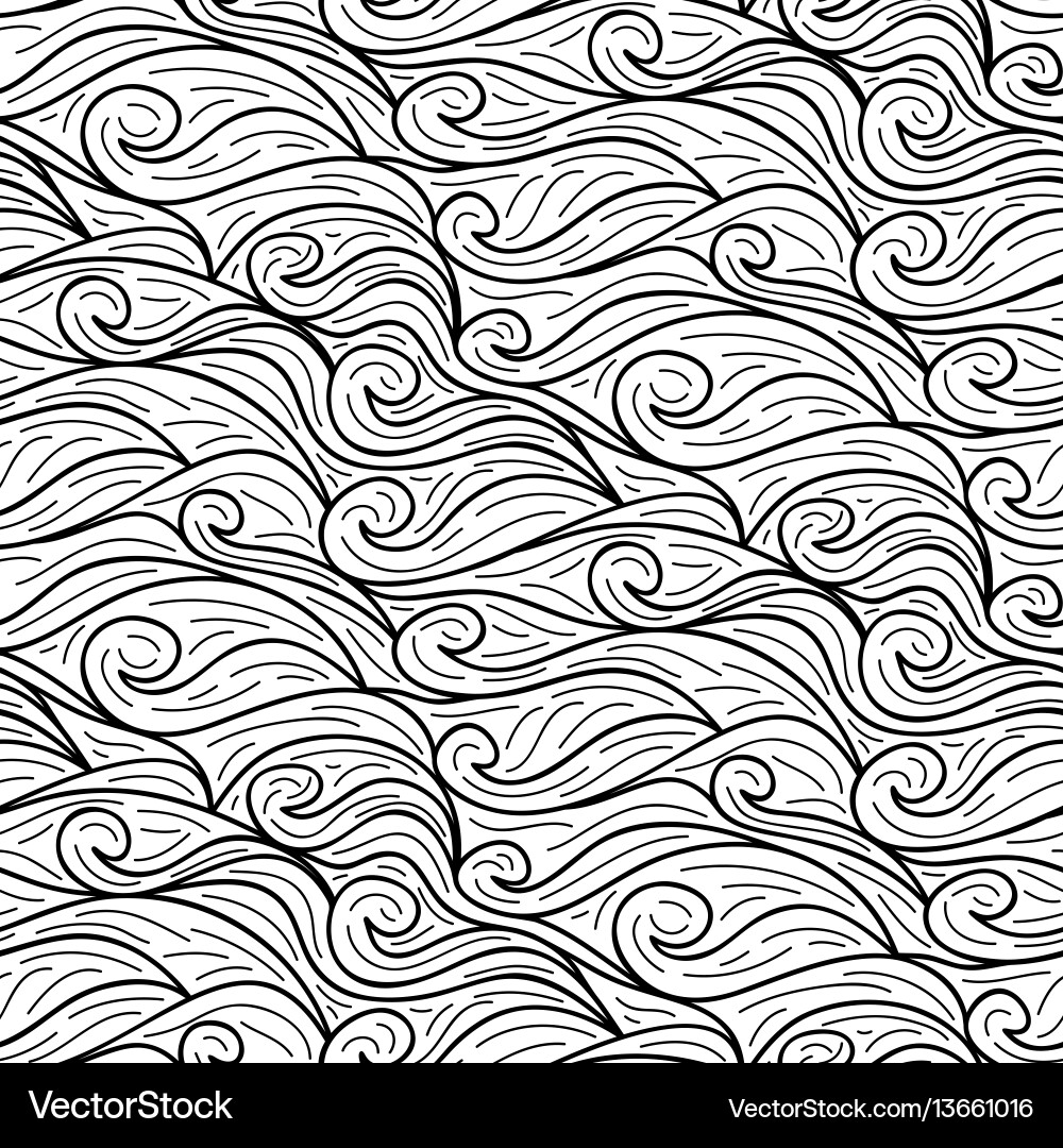 Abstract Line Wave Pattern vector image