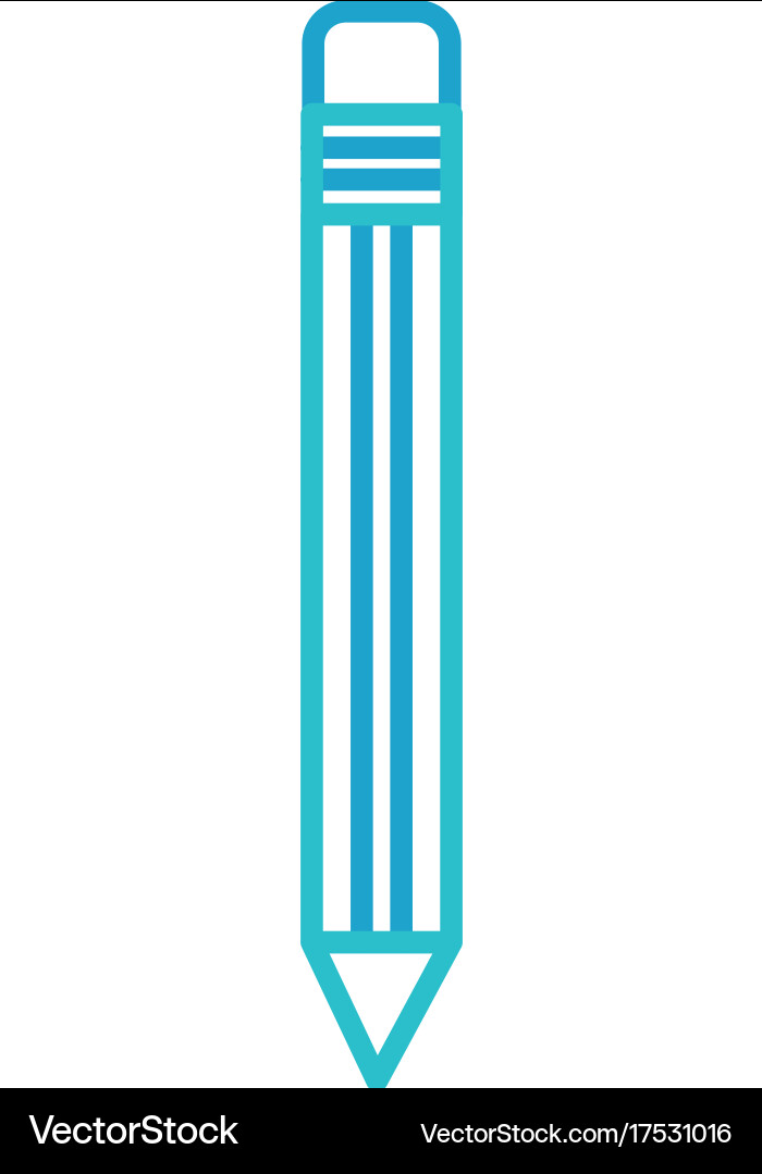 Idea pencil knowledge write element vector image