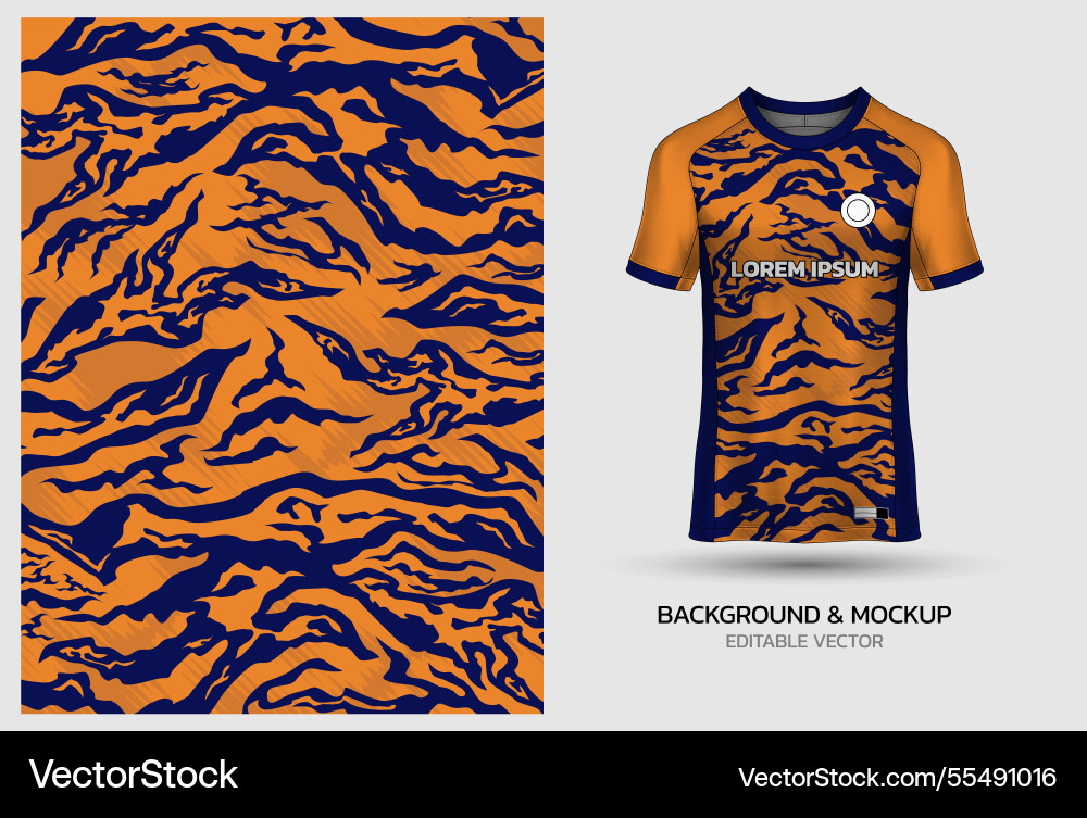 Jersey mockup and background pattern design Jersey mockup and background pattern design vector image
