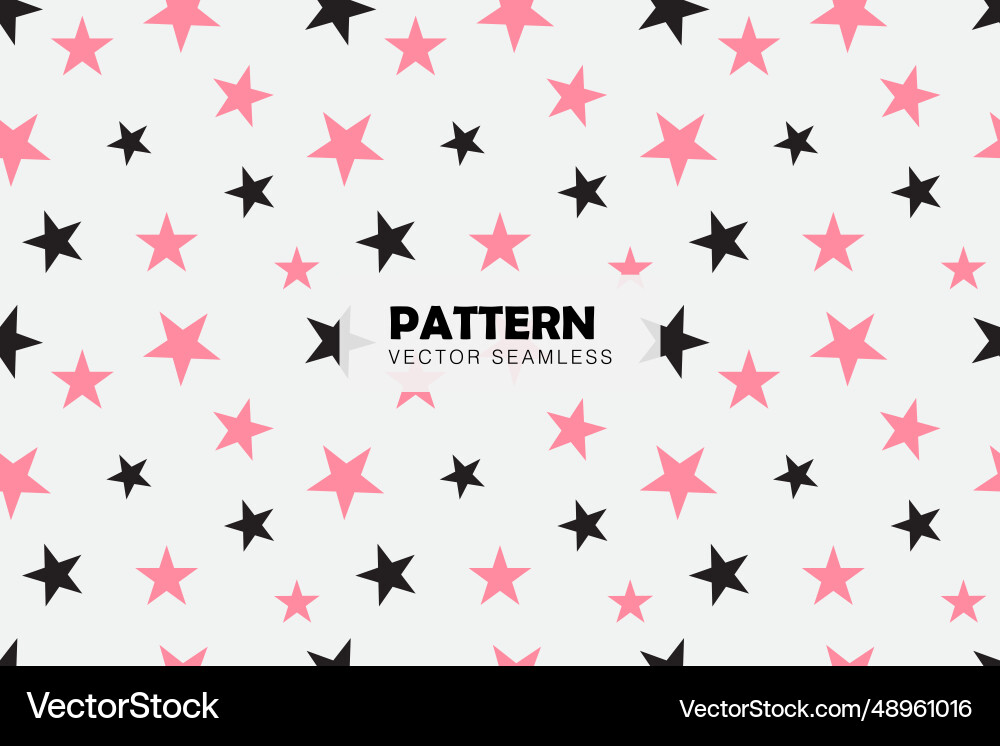 Schwarze und rosa Sterne geometrische Formen Muster Schwarze und rosa Sterne geometrische Formen Muster vektorbild