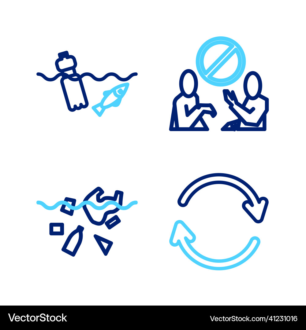 Set line refresh problem of pollution planet Set line refresh problem of pollution planet vector image