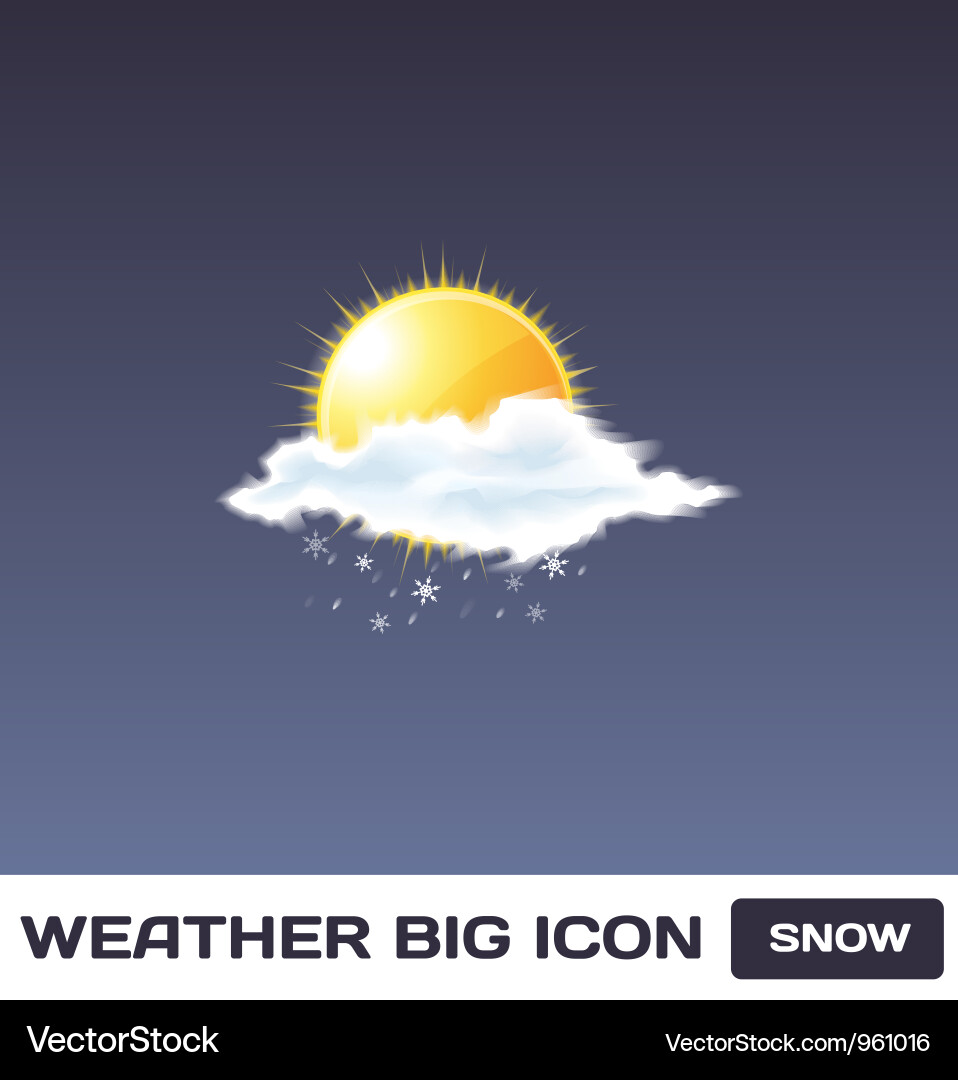 Snowflake Icon Vector Image