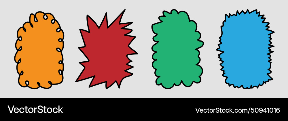 Stylish frames for text Vector Image