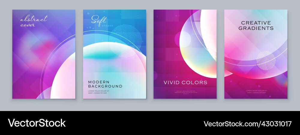 Abstract Fluid Gradient Background Vector Image