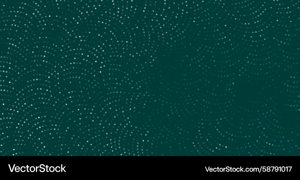 Green abstract dotted wave pattern with circular Green abstract dotted wave pattern with circular Vector Image