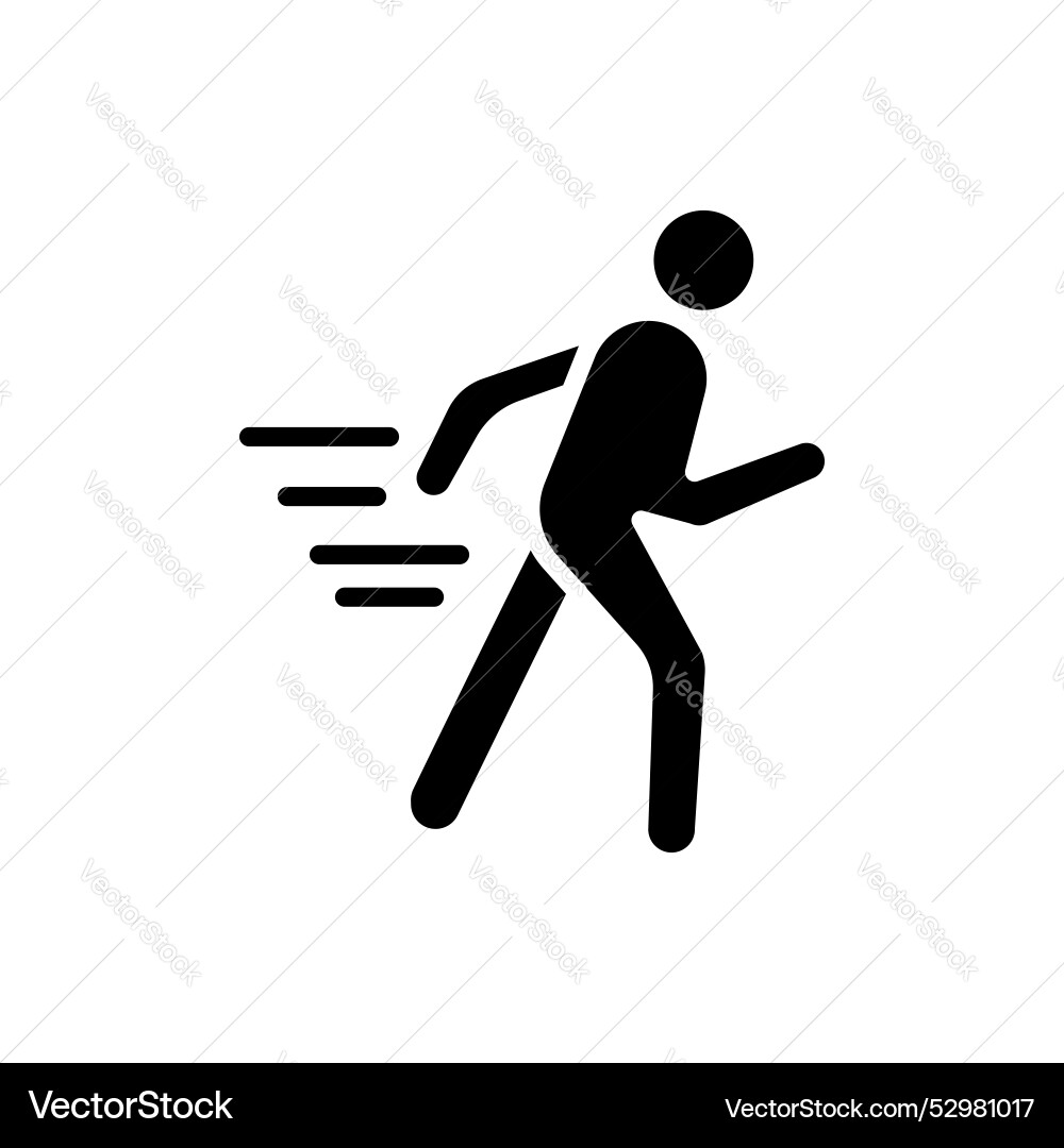 Man fast run icon set runner and speed motion Man fast run icon set runner and speed motion Vector Image
