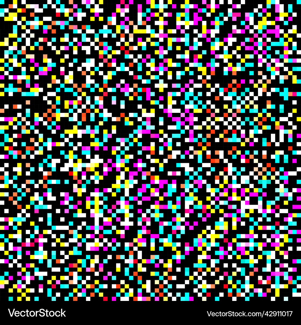 Pixel noise seamless pattern Pixel noise seamless pattern Vector Image