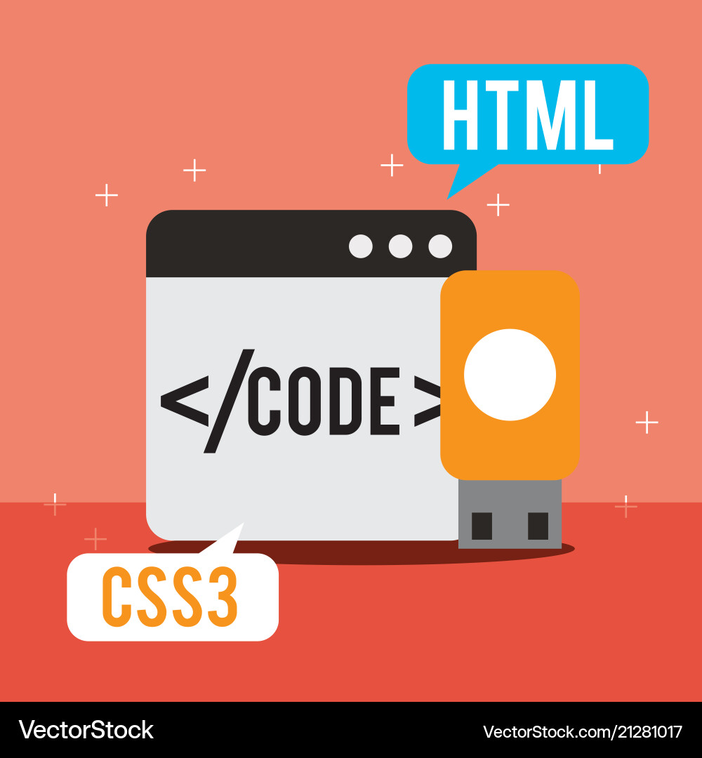 Program coding website Program coding website Vector Image