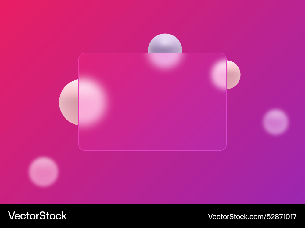 Rectangular transparent partition presentation Rectangular transparent partition presentation vector image