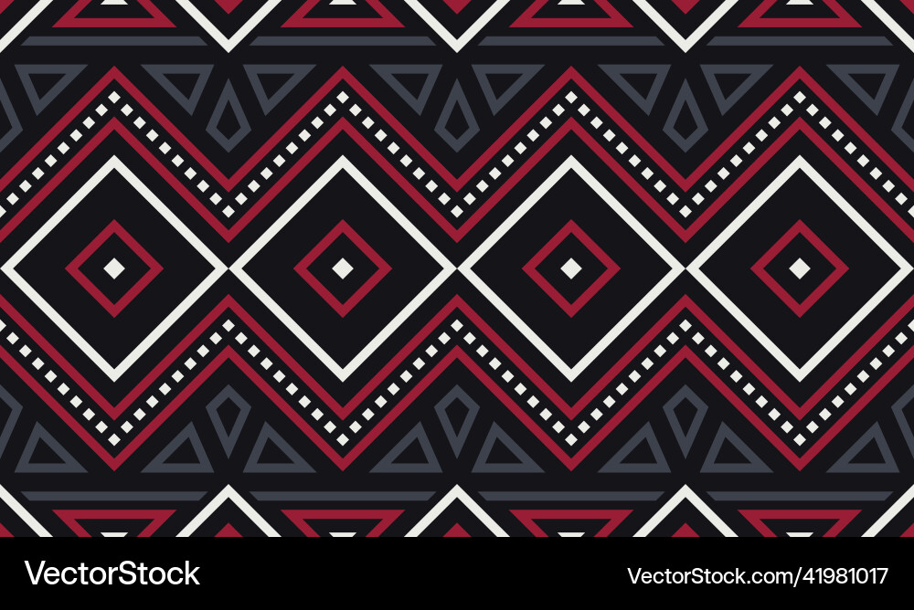 Tribal seamless pattern ethnic geometric Tribal seamless pattern ethnic geometric vector image
