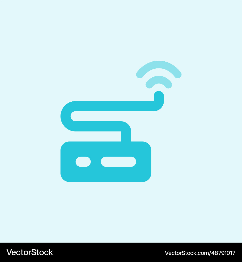 Wireless usb hub used to connect devices Vector Image