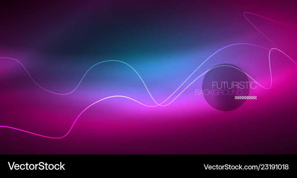 Abstract shiny glowinng color wave design element Abstract shiny glowinng color wave design element Vector Image