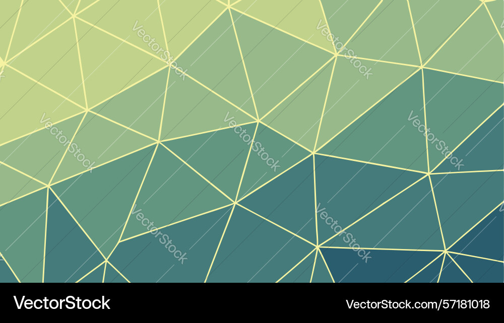 Geometric pattern yellow green design generative vector image