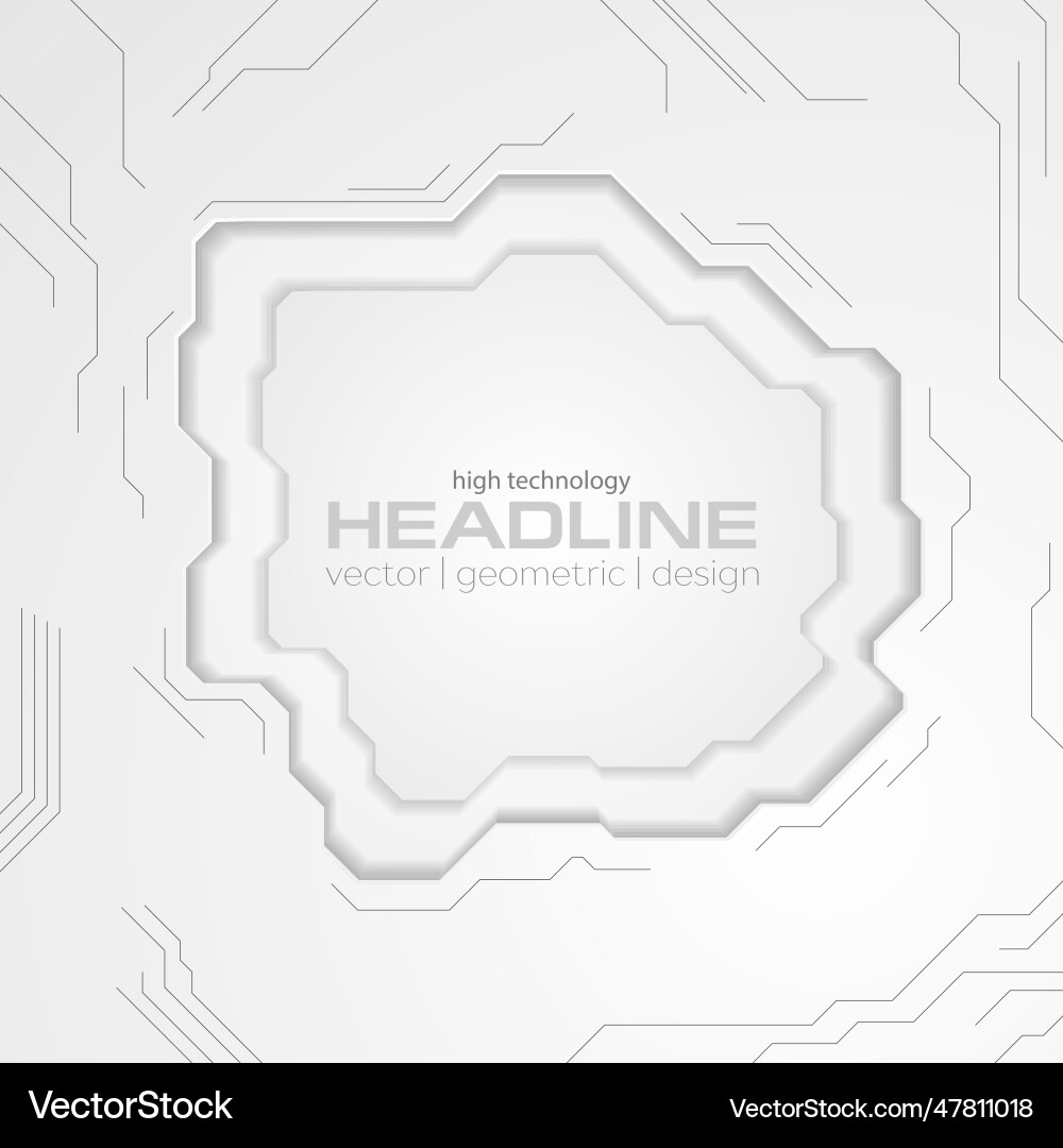 Grey technology abstract background with circuit Grey technology abstract background with circuit vector image