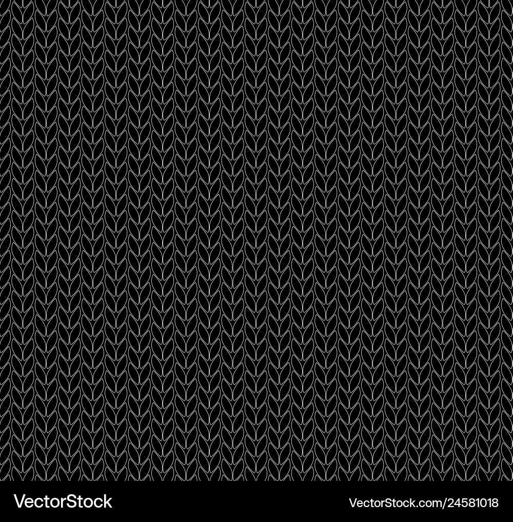 Knitting pattern texture seamless Knitting pattern texture seamless vector image