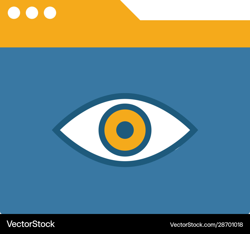 Online privacy icon simple element from web Online privacy icon simple element from web Vector Image