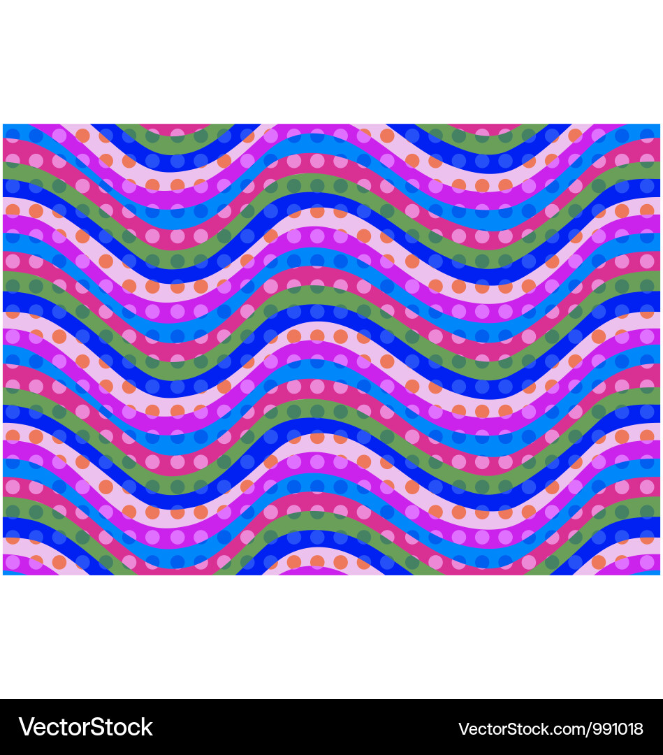 Seamless curve pattern vector image