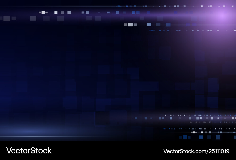 Abstract background is squares and luminous Vector Image