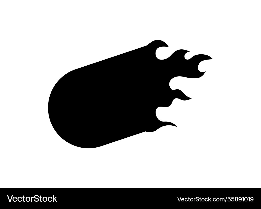Abstract wave shape with curved black lines vector image