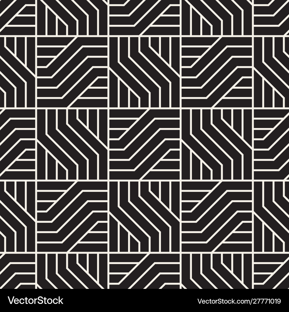 Cross-Stripe Geometric Pattern Vector Image