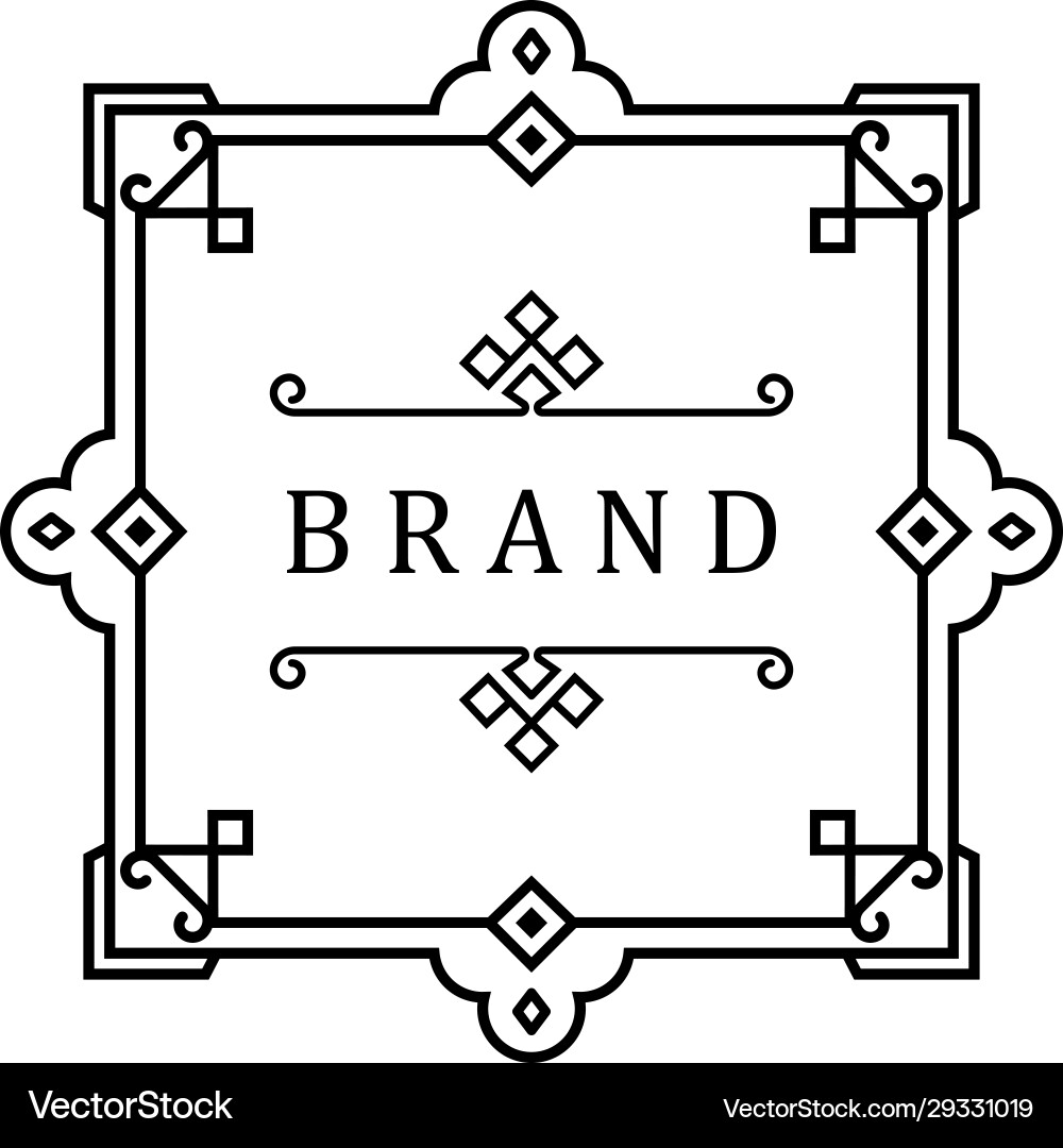 Frame with borders Frame with borders vector image