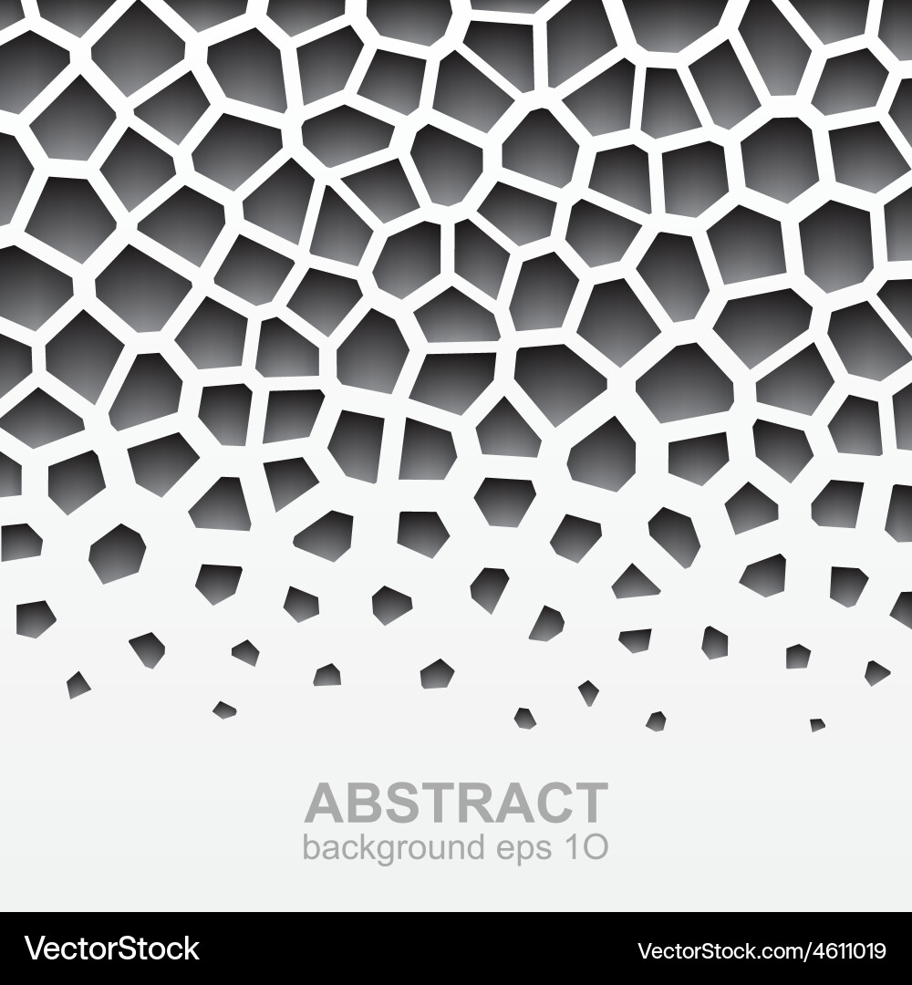 Grayscale Geometric Pattern vector image