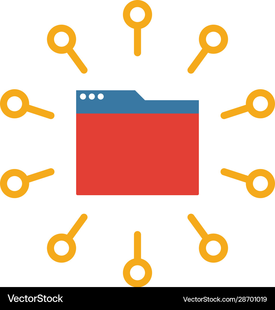 Network connection icon simple element from web Network connection icon simple element from web vector image