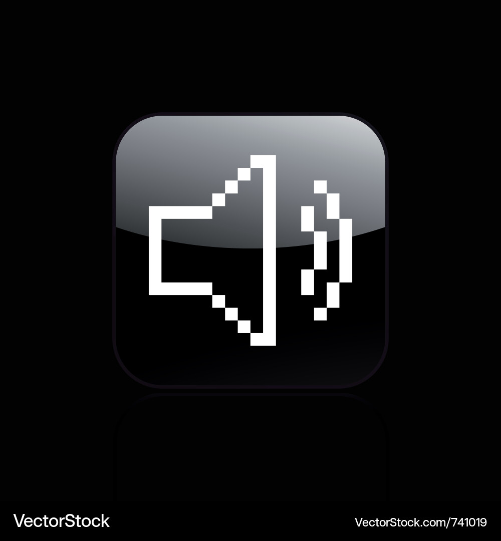 Pixel pc icon Vector Image