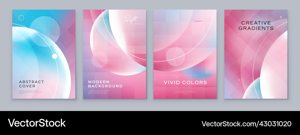 Abstract Fluid Gradient Background vector image