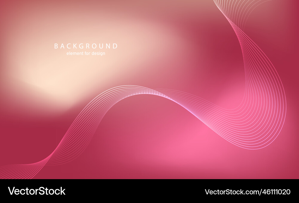 Abstract gradient background wave element Abstract gradient background wave element vector image