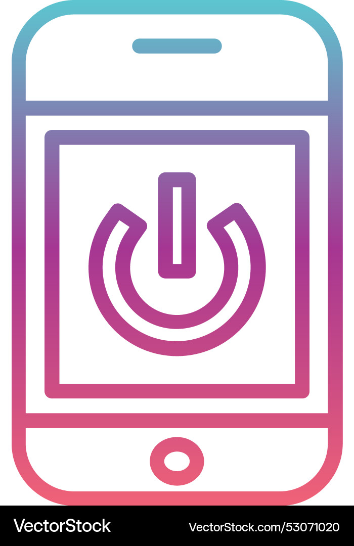 Button line gradient design Vector Image