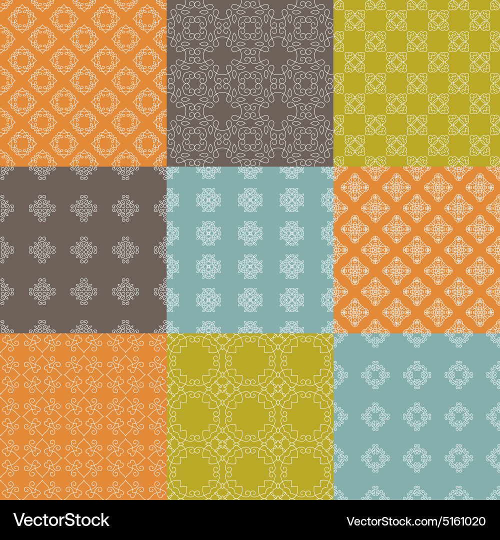 Graphical pattern collection vector image