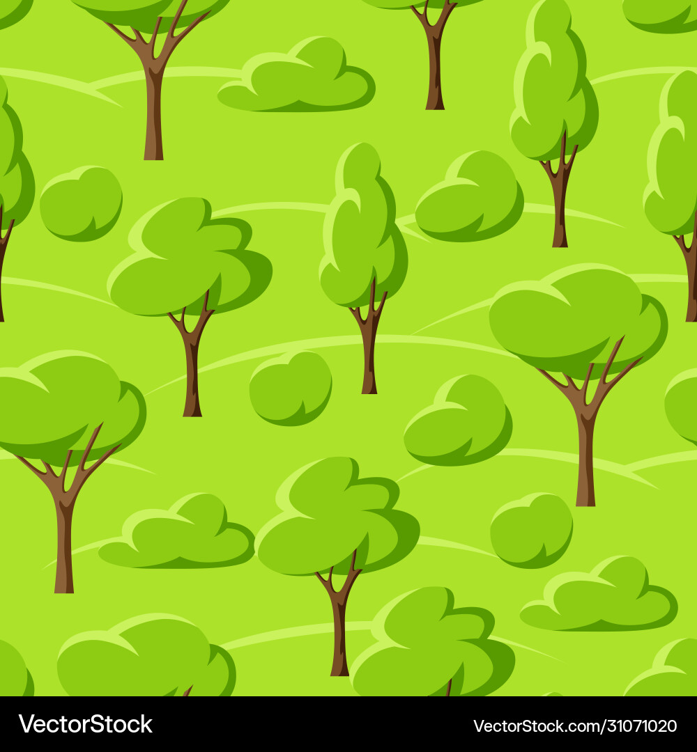 Spring or summer seamless pattern with stylized Spring or summer seamless pattern with stylized vector image