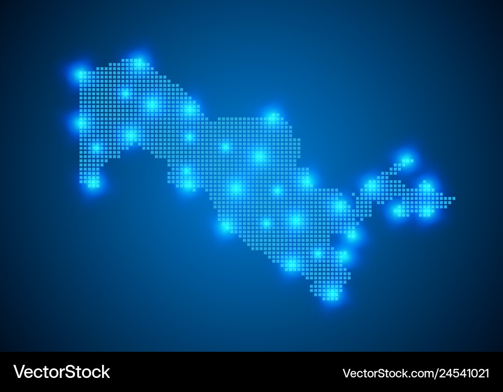 Abstract blue background with map internet line Abstract blue background with map internet line vector image