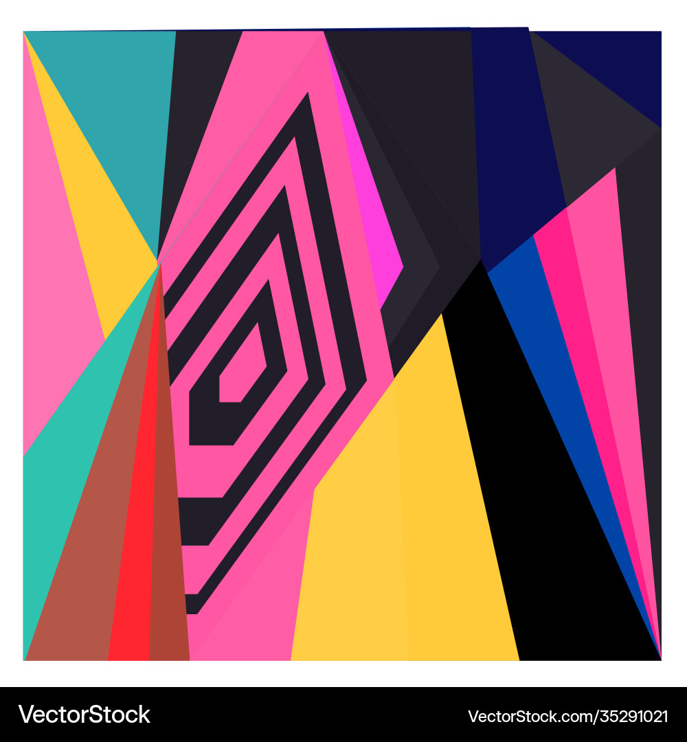 Colorful geometric and curve background pattern Colorful geometric and curve background pattern Vector Image