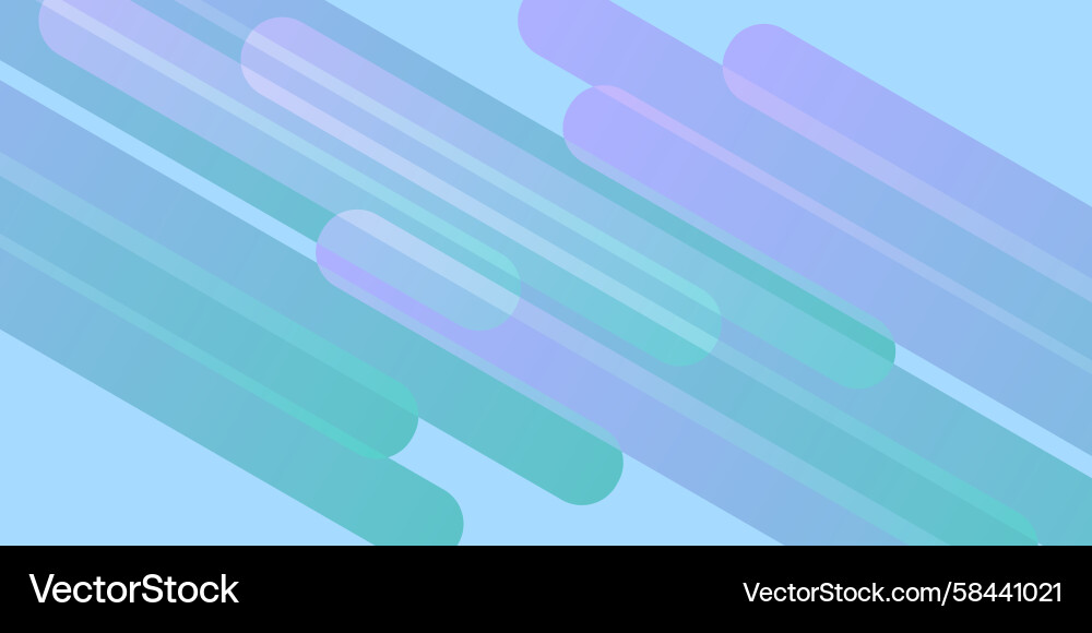 Dynamic Speed Lines - Blue Gradient Vector Image