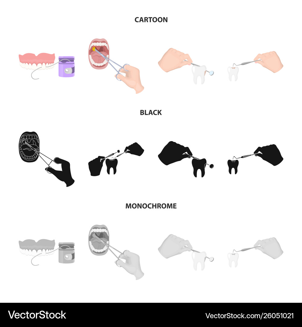 Isolated object tooth and happy icon Vector Image