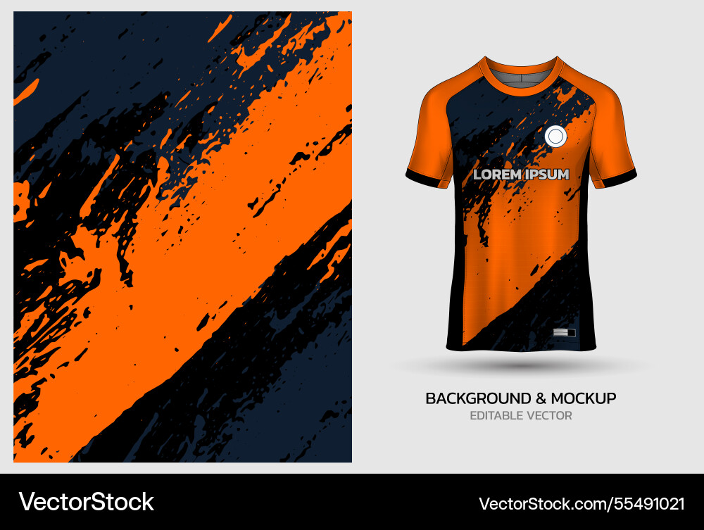 Jersey mockup and background pattern design Jersey mockup and background pattern design Vector Image
