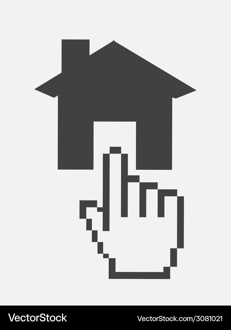 Pointer design vector image