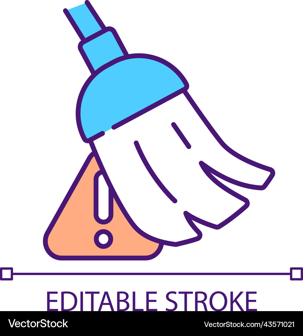 Removing mistakes tool rgb color icon Removing mistakes tool rgb color icon vector image
