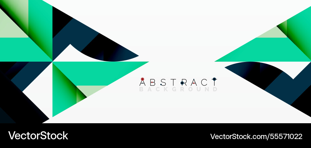 Abstract geometric composition with interlocking Vector Image