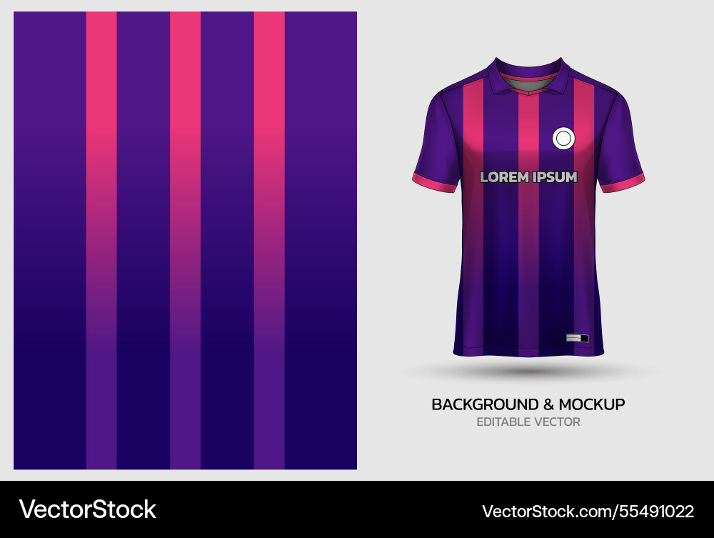 Jersey mockup and background pattern design Jersey mockup and background pattern design vector image