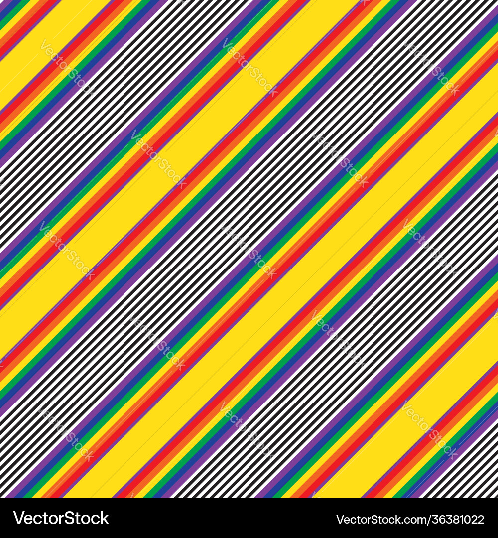 Rainbow stripe seamless pattern background Rainbow stripe seamless pattern background vector image